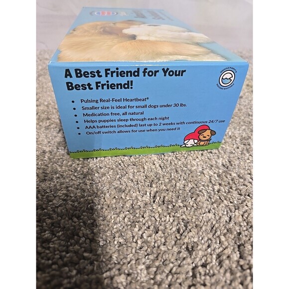 Snuggle Puppy Heartbeat “Junior” Stuffed Anti-Anxiety Toy For Small Dogs NEW - Picture 5 of 7